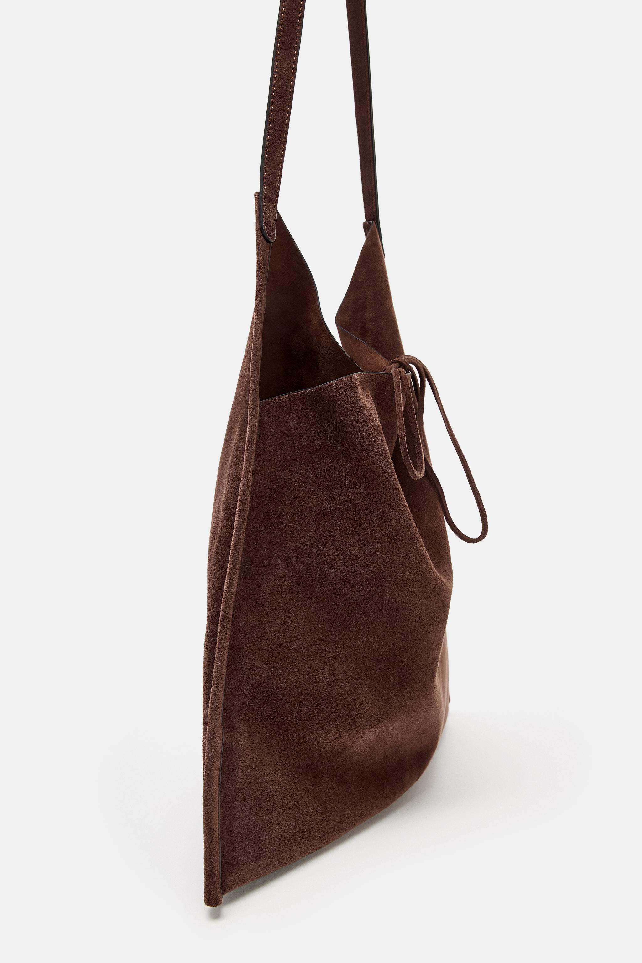 SAC PLAT EN CUIR À NOEUD